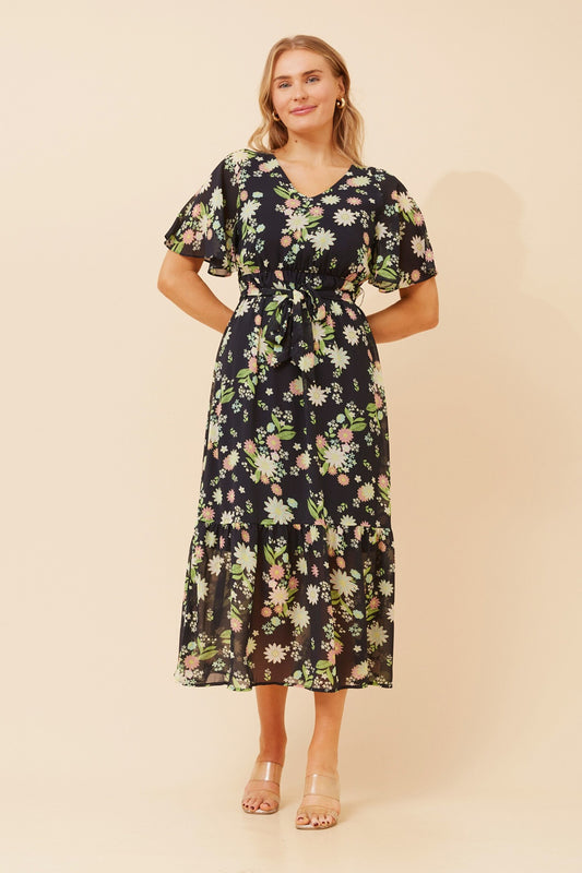 ZURIELLE FLORAL MAXI DRESS