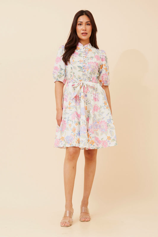 BRYNLEE FLORAL SHORT DRESS