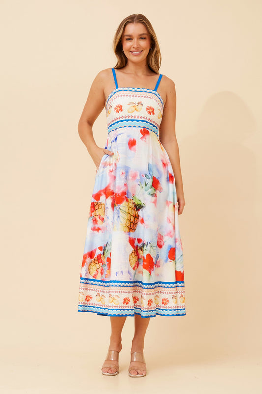 JAVAN WANDERLUST MIDI DRESS
