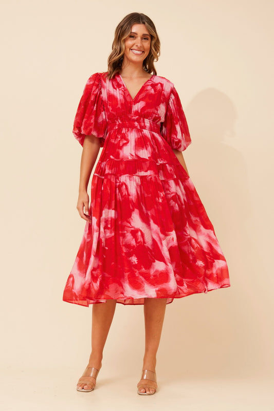 ANUSHKA ABSTRACT PRINT DRESS