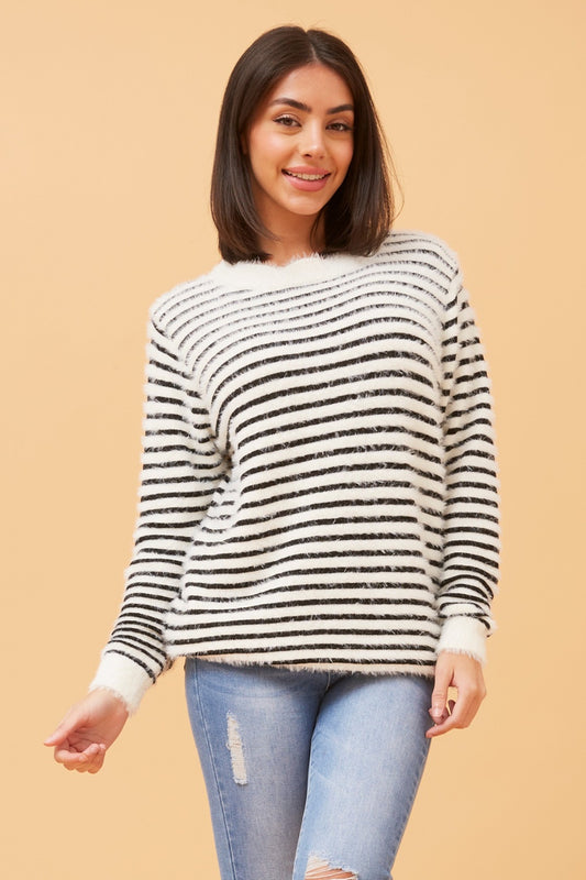 DOSIA STRIPED KNIT JUMPER