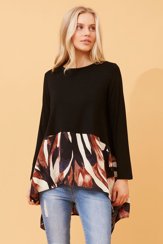 MALAWI ASYMMETRIC HEM TOP