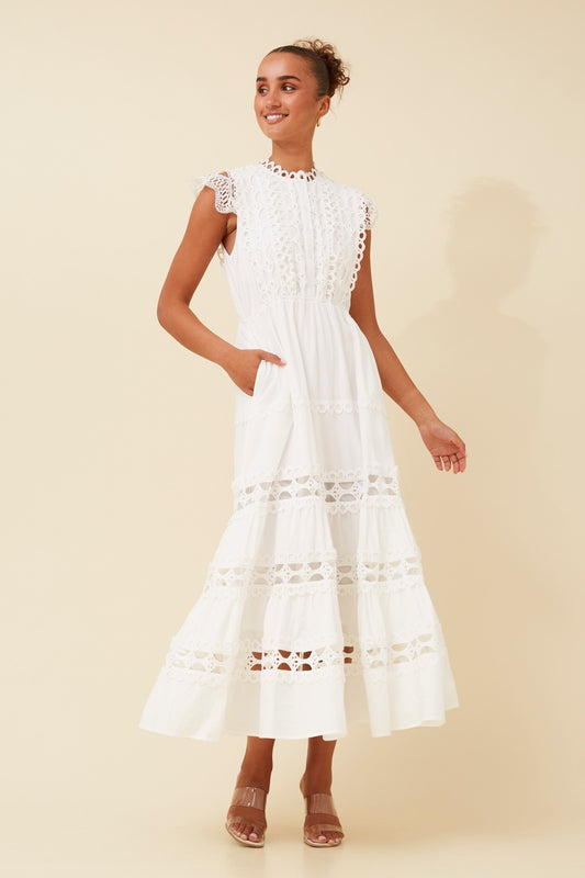 CARMINA LACE MAXI DRESS