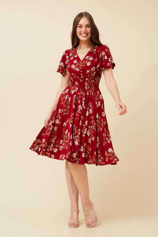 SANDY FLORAL DRESS