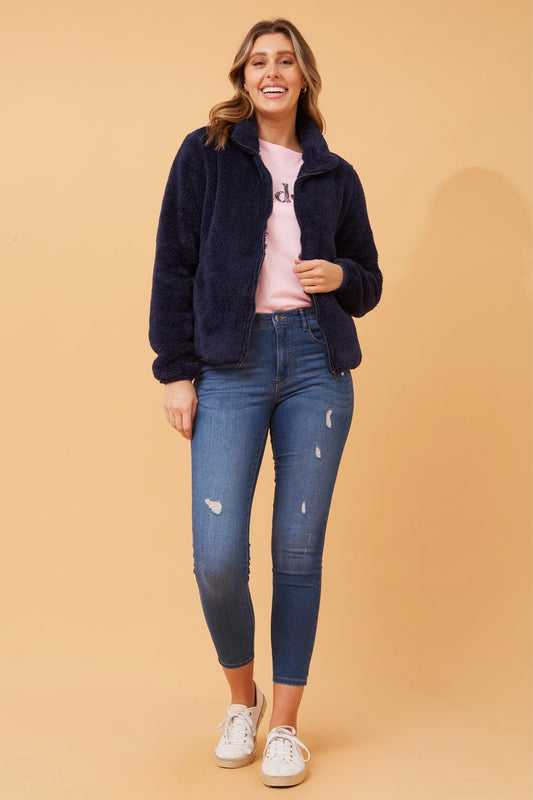 LYN FAUX FUR JACKET