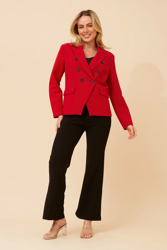 JENETT SOLID BLAZER