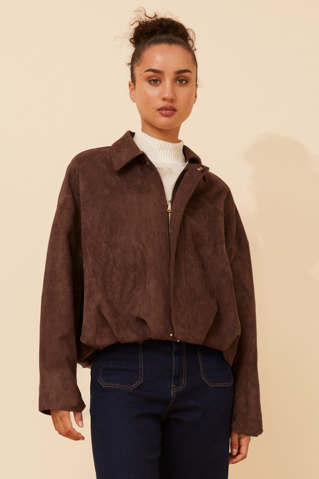 Lexley faux suede jacket | Buy Online | Femme Connection