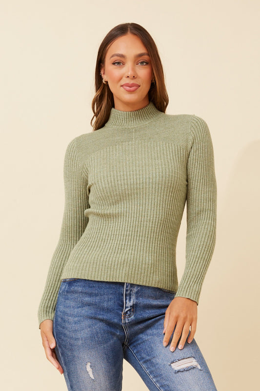 JUNE SOLID KNIT JUMPER