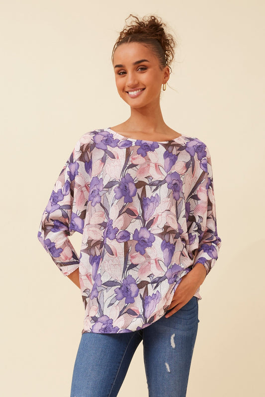 HENRI FLORAL PULLOVER