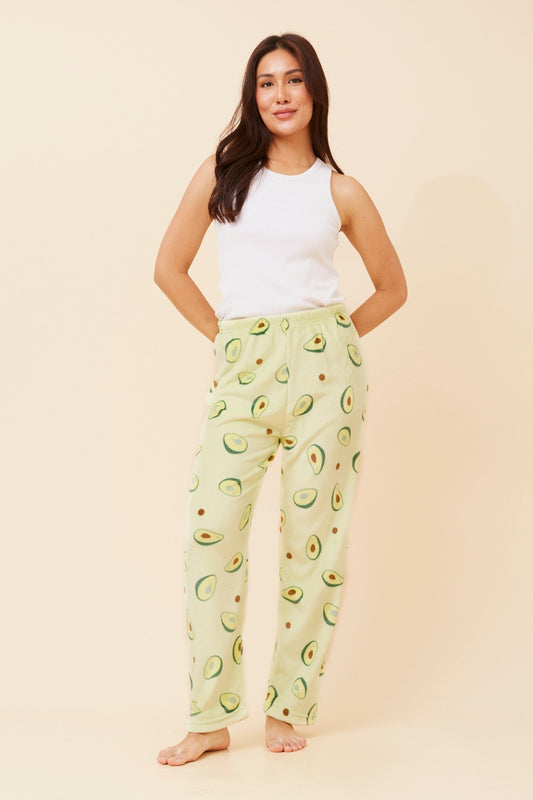 LEE AVOCADO PRINT PLUSH PYJAMA PANTS