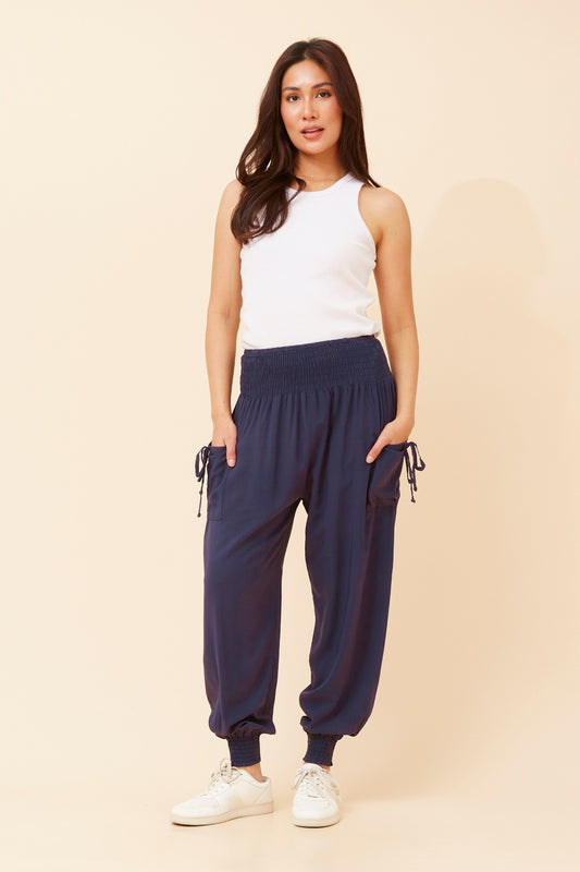 SOLID HAREM PANTS
