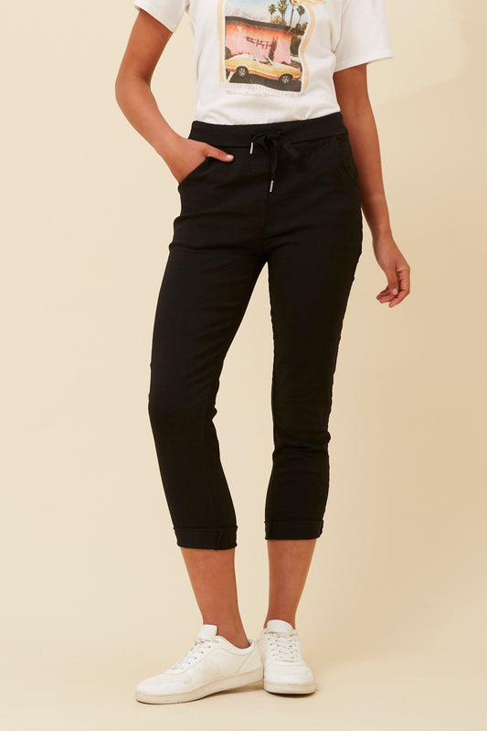 JANJA SOLID JOGGER PANTS
