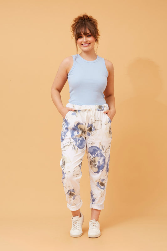 JANJA PRINTED JOGGER PANTS