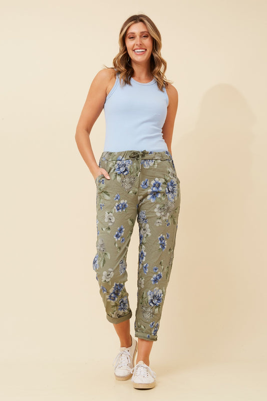 JANJA FLORAL JOGGER PANTS