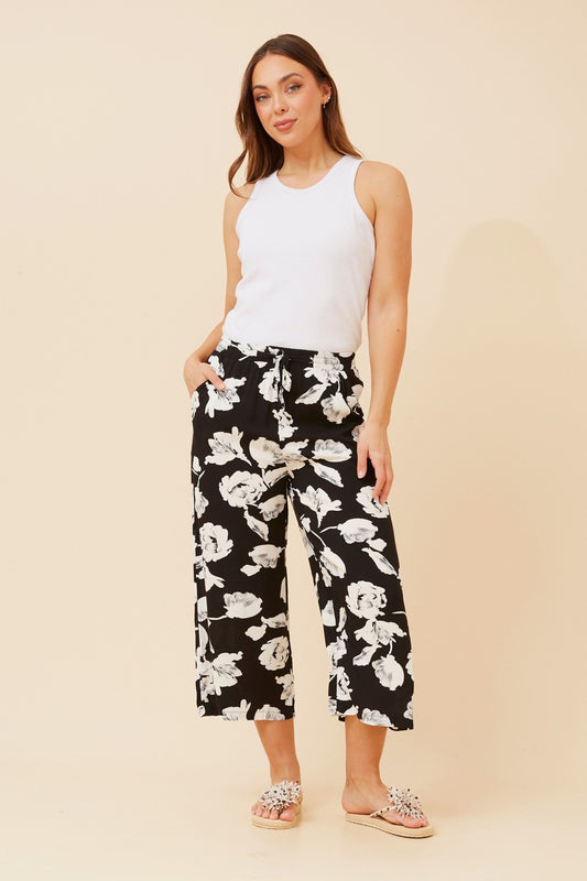 SUZE FLORAL PRINT CULOTTES