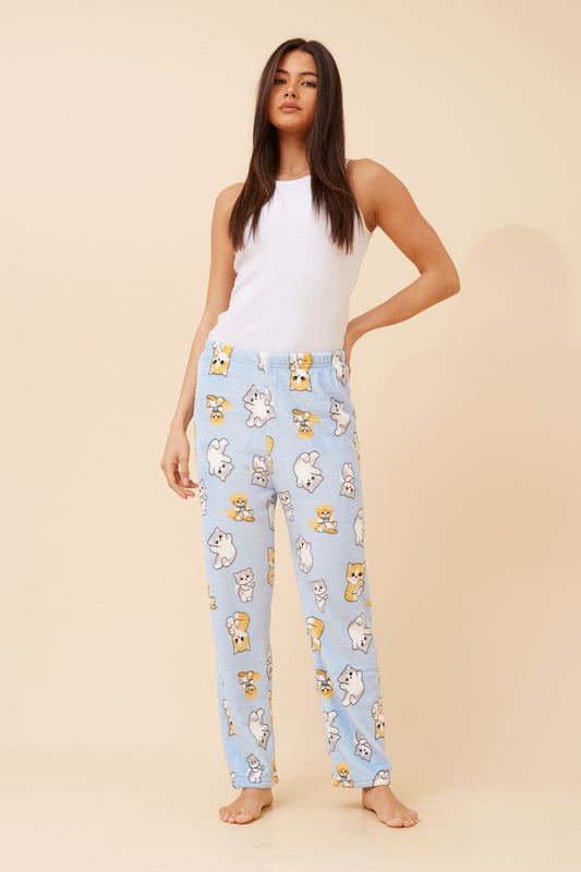 LEE CAT PRINT PYJAMA PANTS