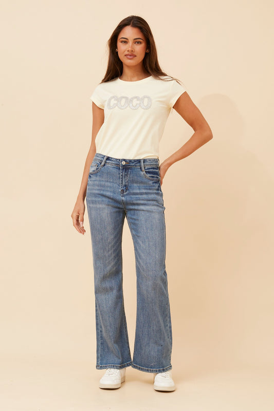 DION FLARED LEG PANTS