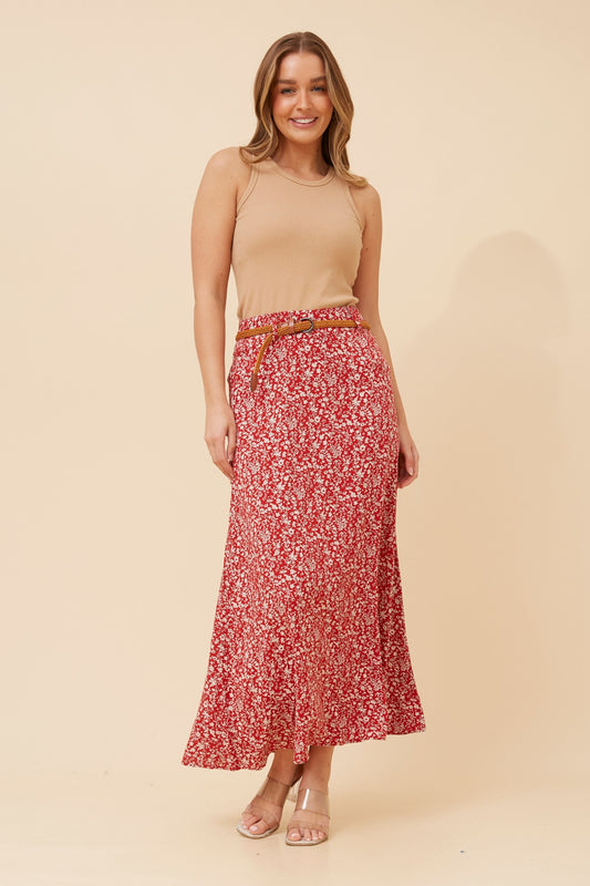 BETTY DITSY PRINT MAXI SKIRT