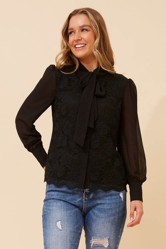 OLEA SOLID BLOUSE