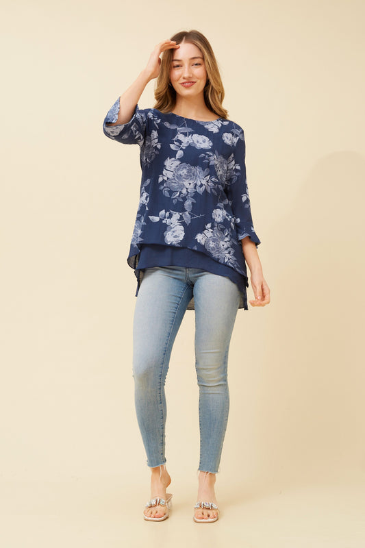 RUMI FLORAL PRINT TOP