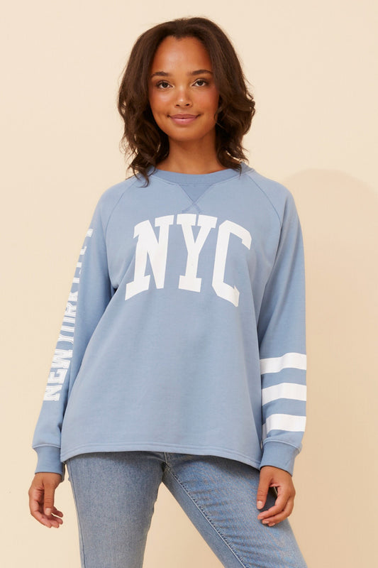 HUETTE GRAPHIC PRINT TOP