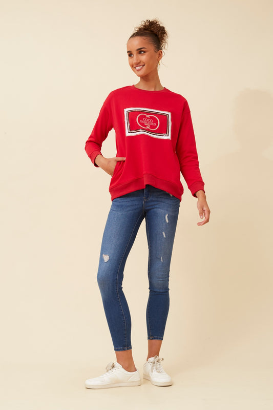 LOVELY SEQUIN JUMPER