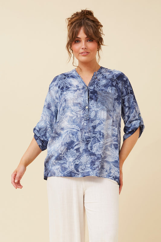 ROSETTA FLORAL TOP