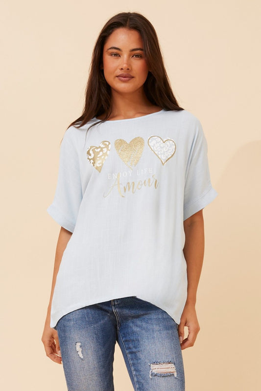 NERA FOIL PRINT T-SHIRT