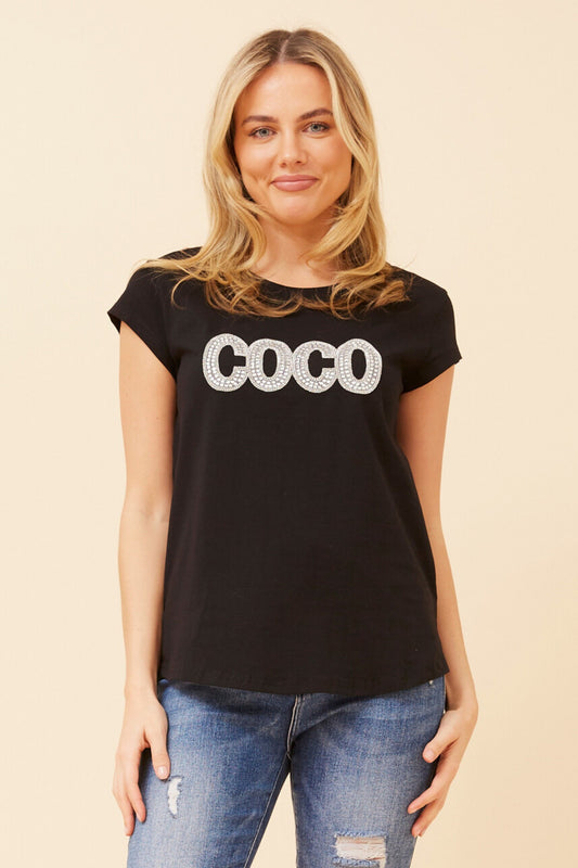COCO EMBELLISHED T-SHIRT
