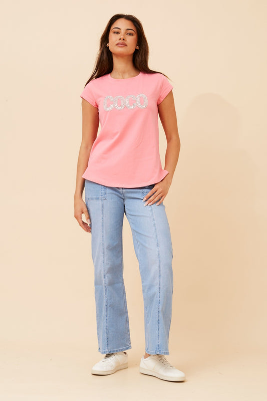 COCO EMBELLISHED T-SHIRT