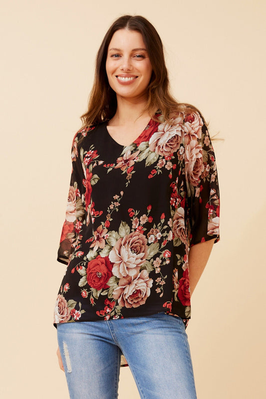 VERNA FLORAL BLOUSE