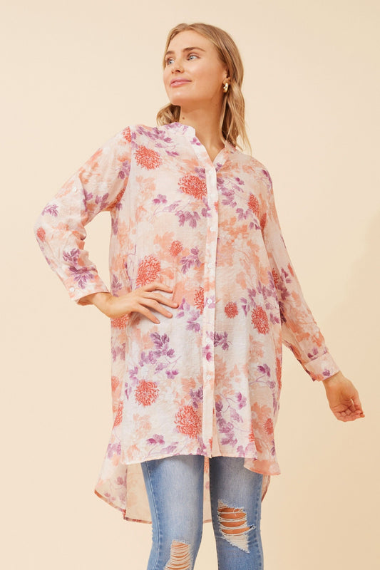 JANSON FLORAL TUNIC SHIRT