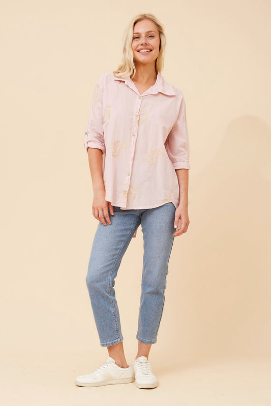 ALMADA ABSTRACT PRINT SHIRT