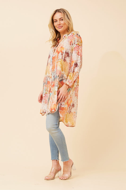 JANSON ABSTRACT PRINT SHIRT