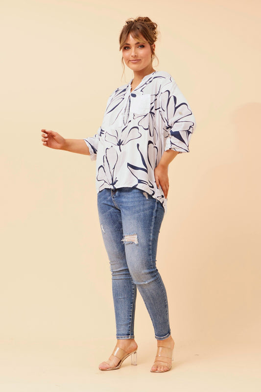 ROSETTA FLORAL PRINT TOP