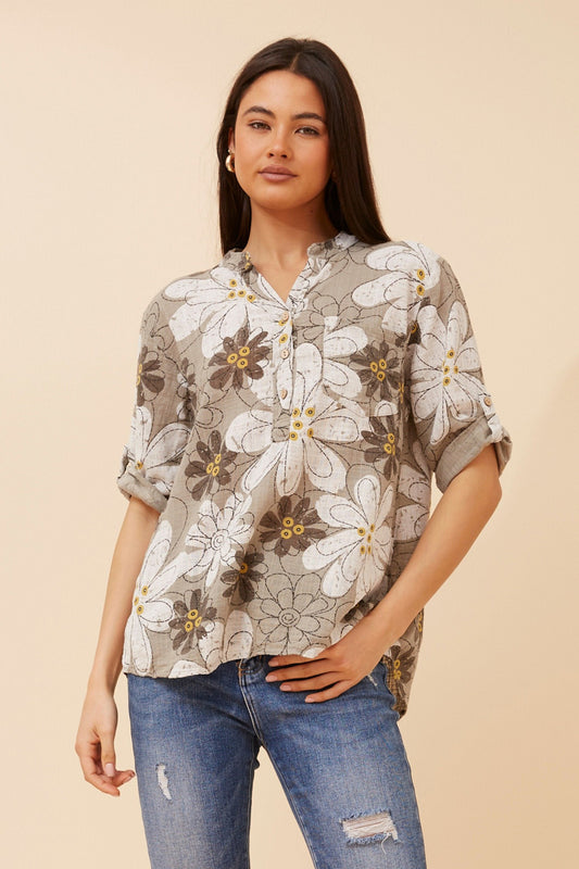 ROSETTA FLORAL PRINT TOP