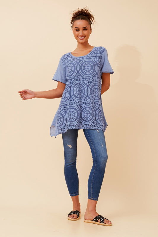 ISOTTA LACE LAYERED TOP