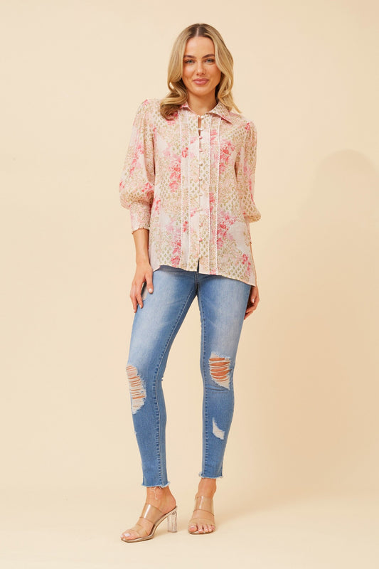 JOELLA FLORAL SHIRT
