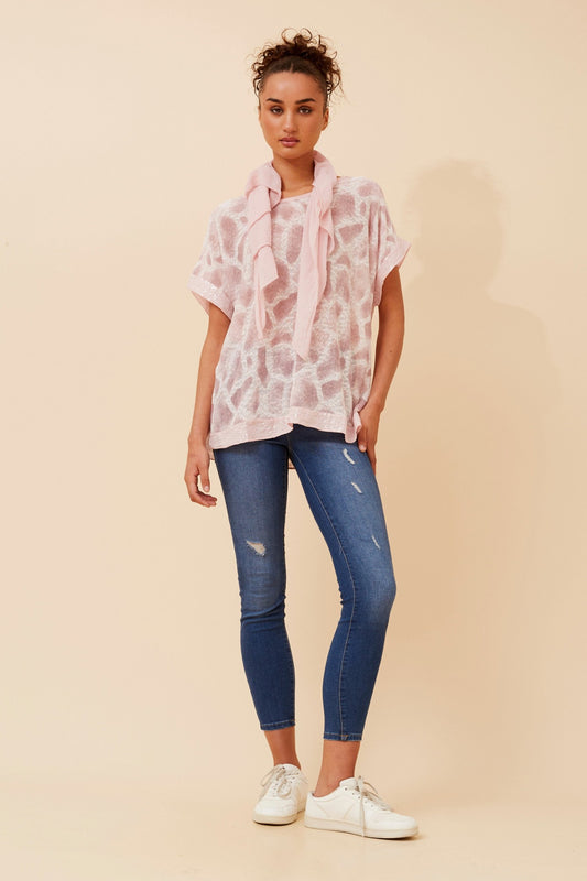 GRAZIANA SEQUIN TOP