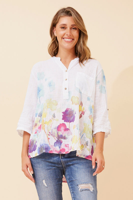 ROSETTA FLORAL TOP