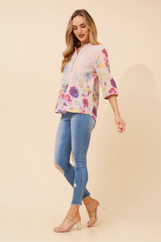 ROSETTA FLORAL TOP