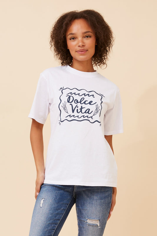MALIA "DOLCE VITA" T-SHIRT