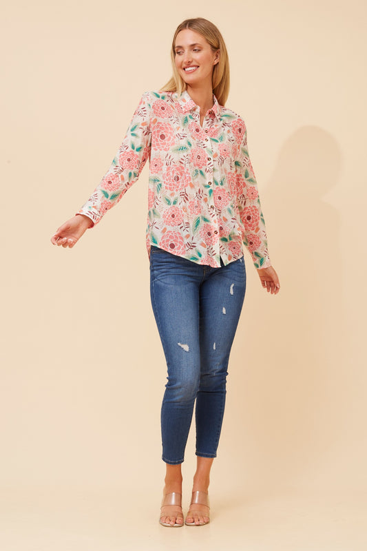 EUNICE FLORAL PRINT SHIRT