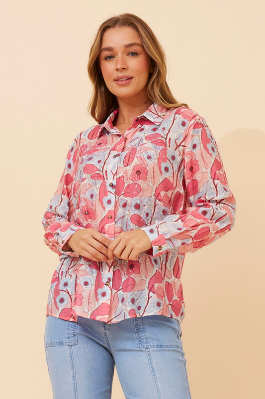 EUNICE FLORAL PRINT SHIRT