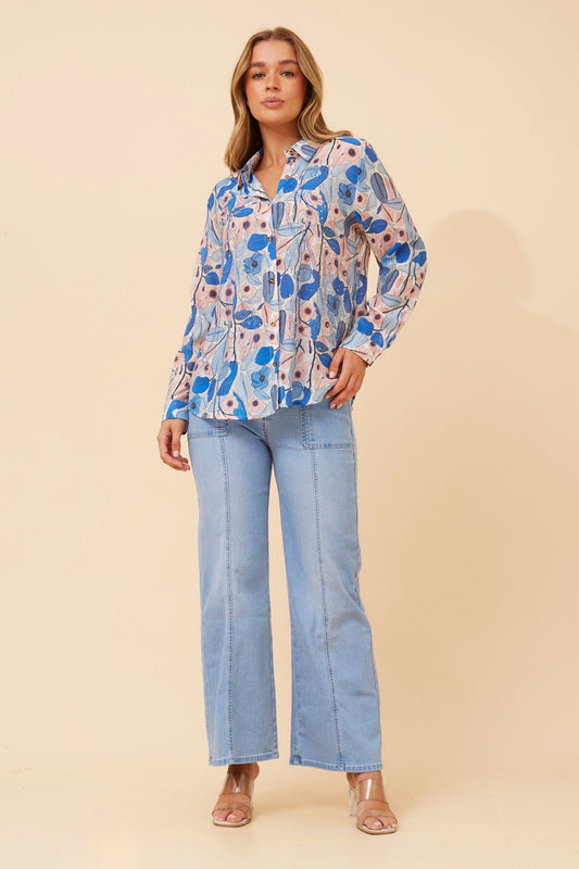 EUNICE FLORAL PRINT SHIRT