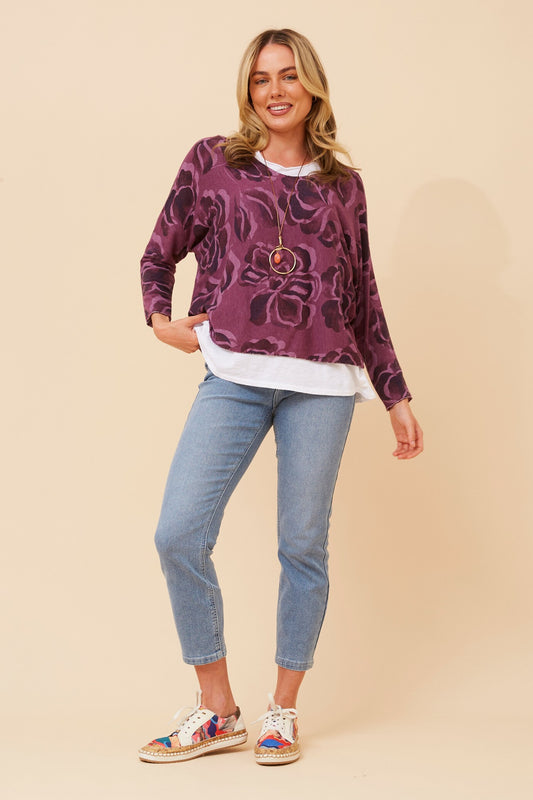 MELIKA FLORAL PRINT TOP