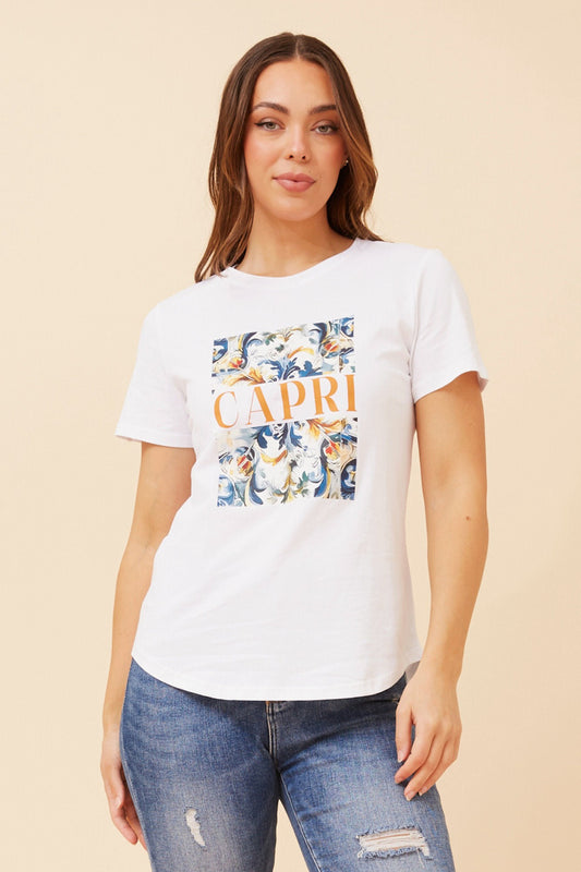 LARNELLE GRAPHIC PRINT T-SHIRT