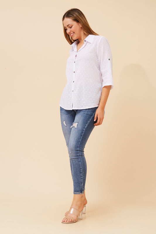 PEPPI SWISS-DOTS SHIRT