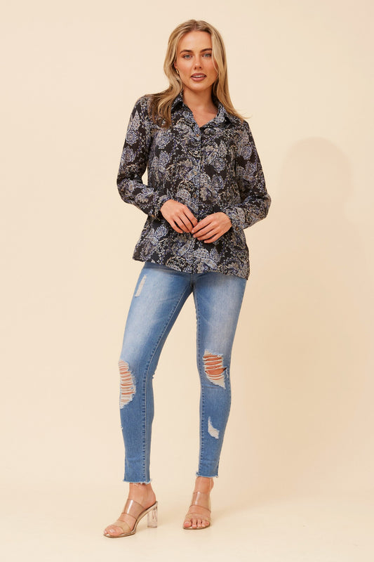 ORENDA PAISLEY PRINT SHIRT