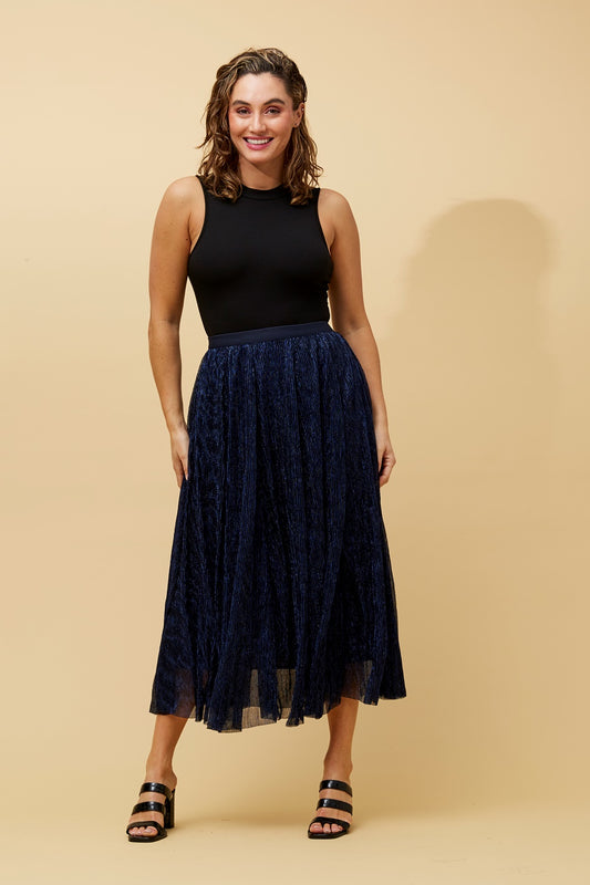 TULLE MIDI SKIRT